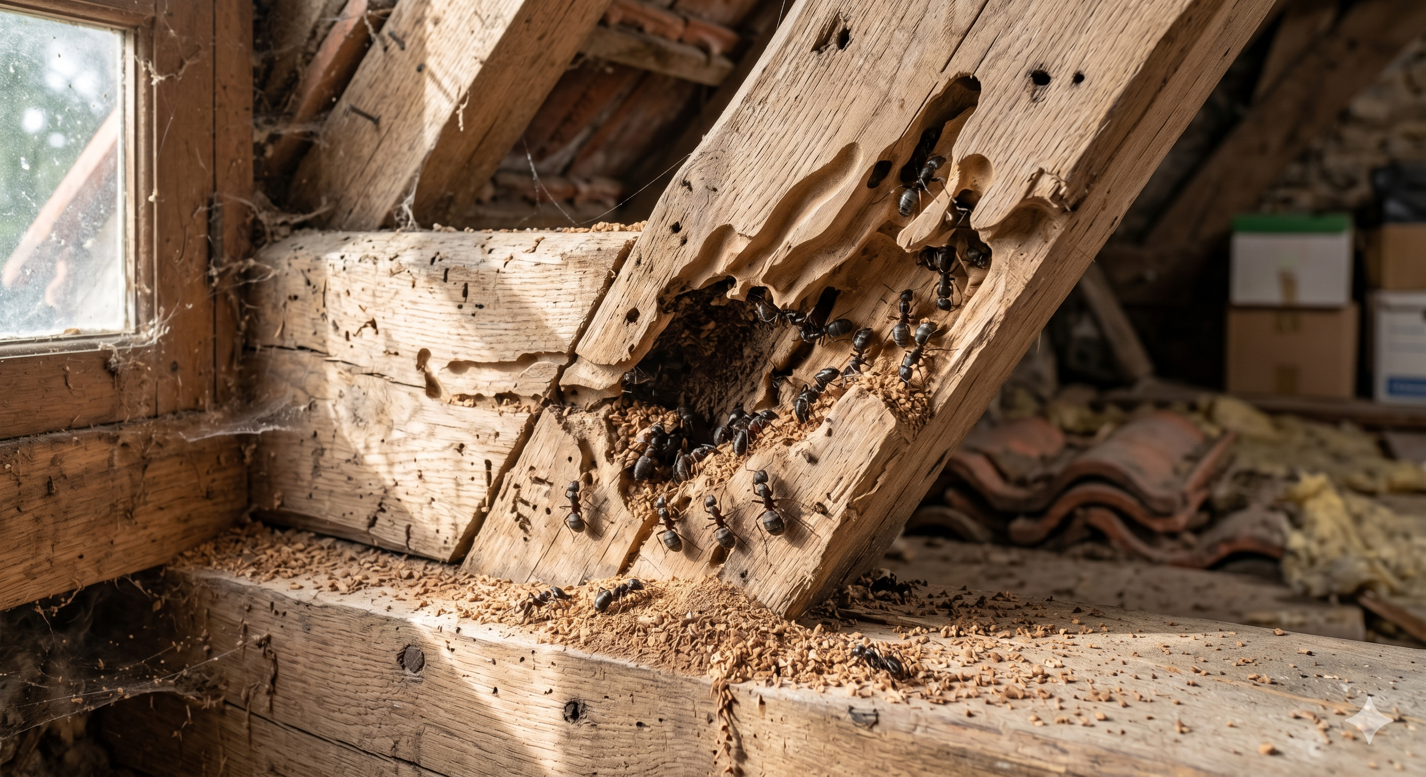 Fourmis charpentières : signes, dégâts et traitement maison