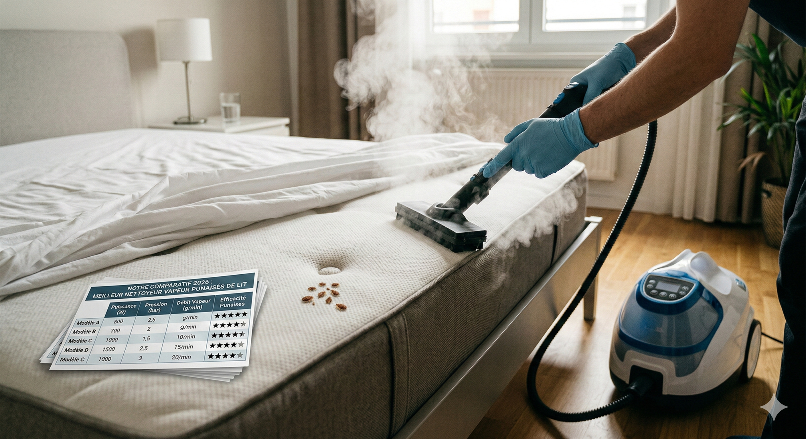 Meilleur Nettoyeur Vapeur Punaise de Lit : Notre Comparatif 2026